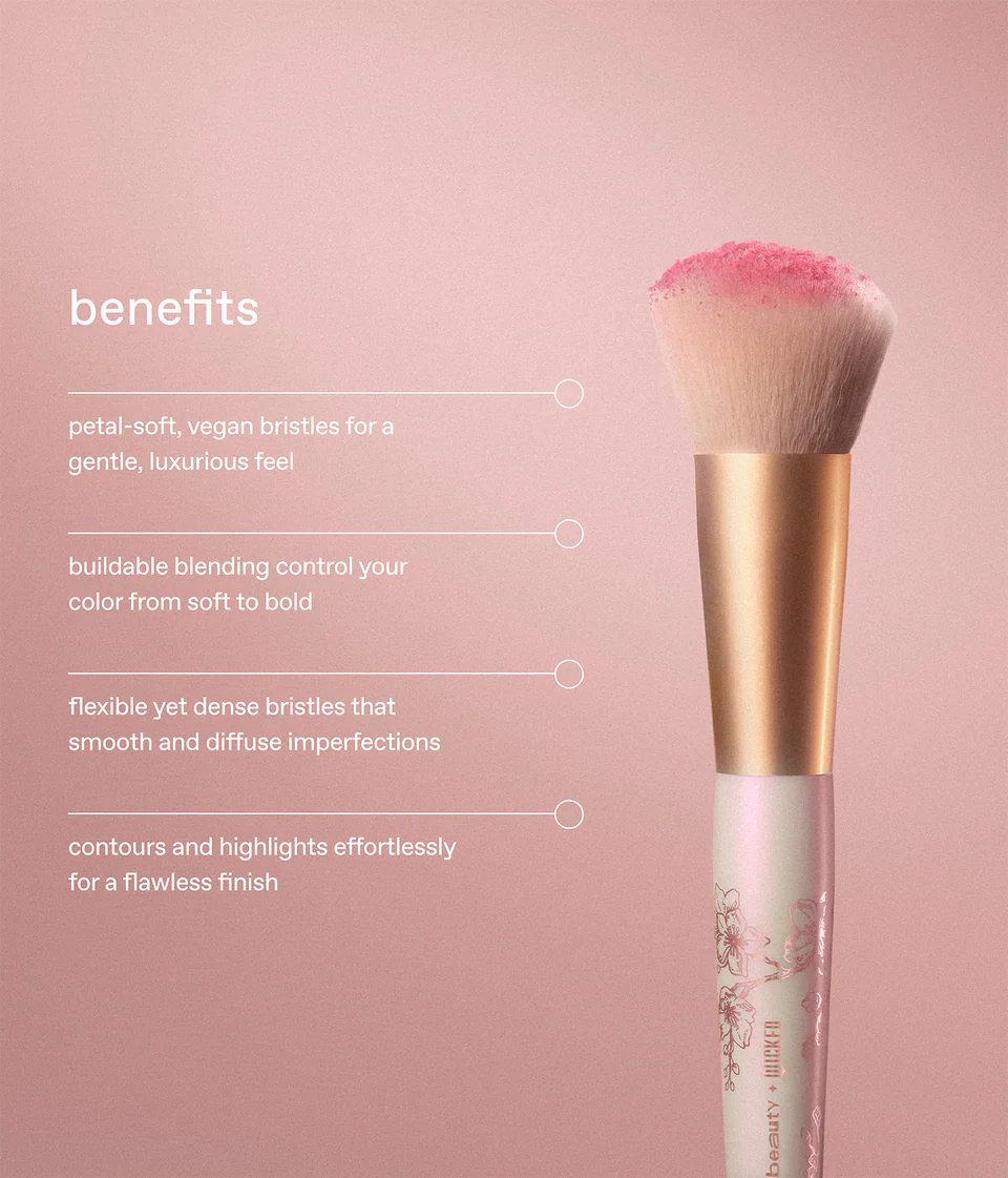 For Good Cherry Blossom Blush Brush | R.E.M X WICKED