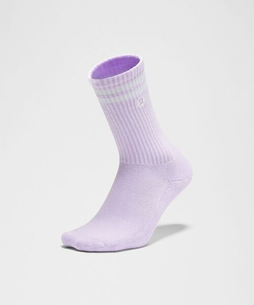 Daily Essential Crew Socks Striped