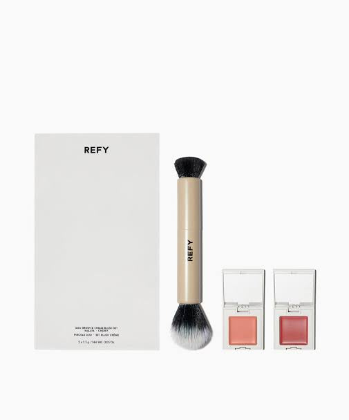 Dúo brush & cream blush set