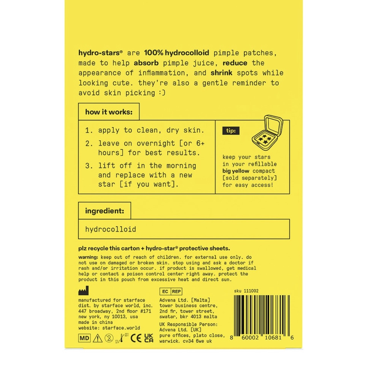 Hydro-star Pimple Patches Refill