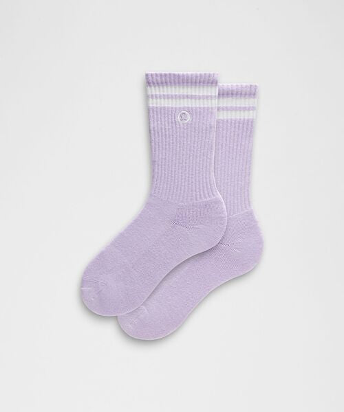Daily Essential Crew Socks Striped