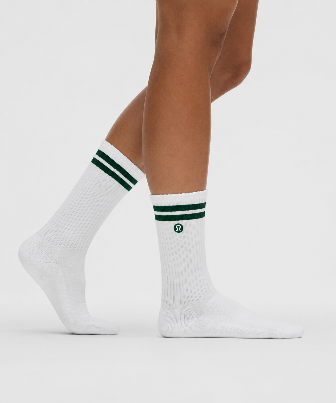 Daily Essential Crew Socks Striped