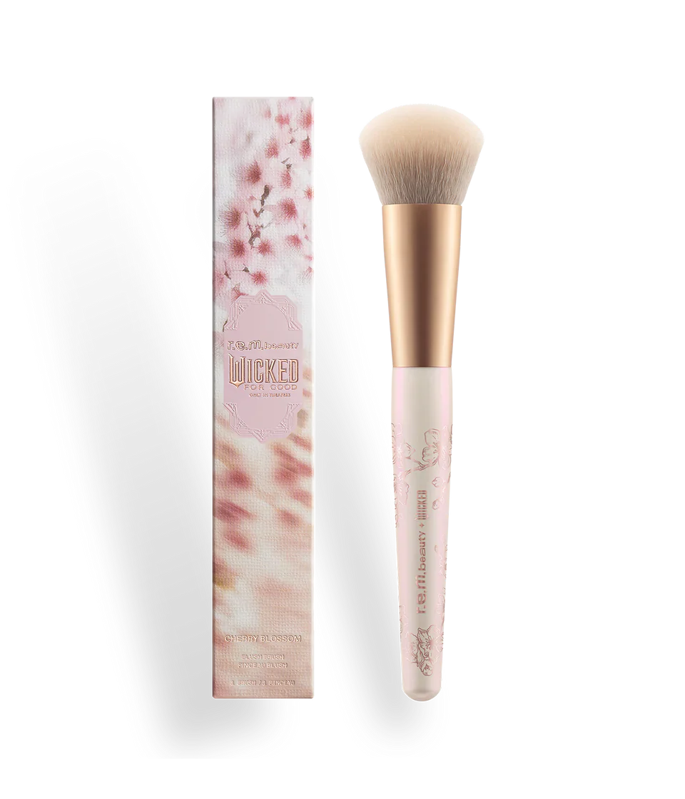 For Good Cherry Blossom Blush Brush | R.E.M X WICKED