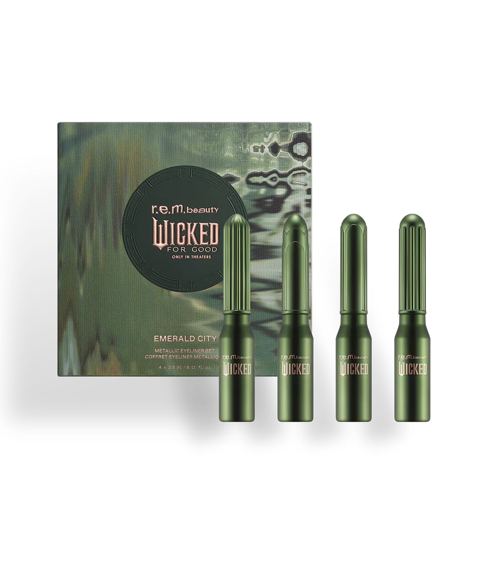 For Good Emerald City Metallic Eyeliner Set | R.E.M X WICKED