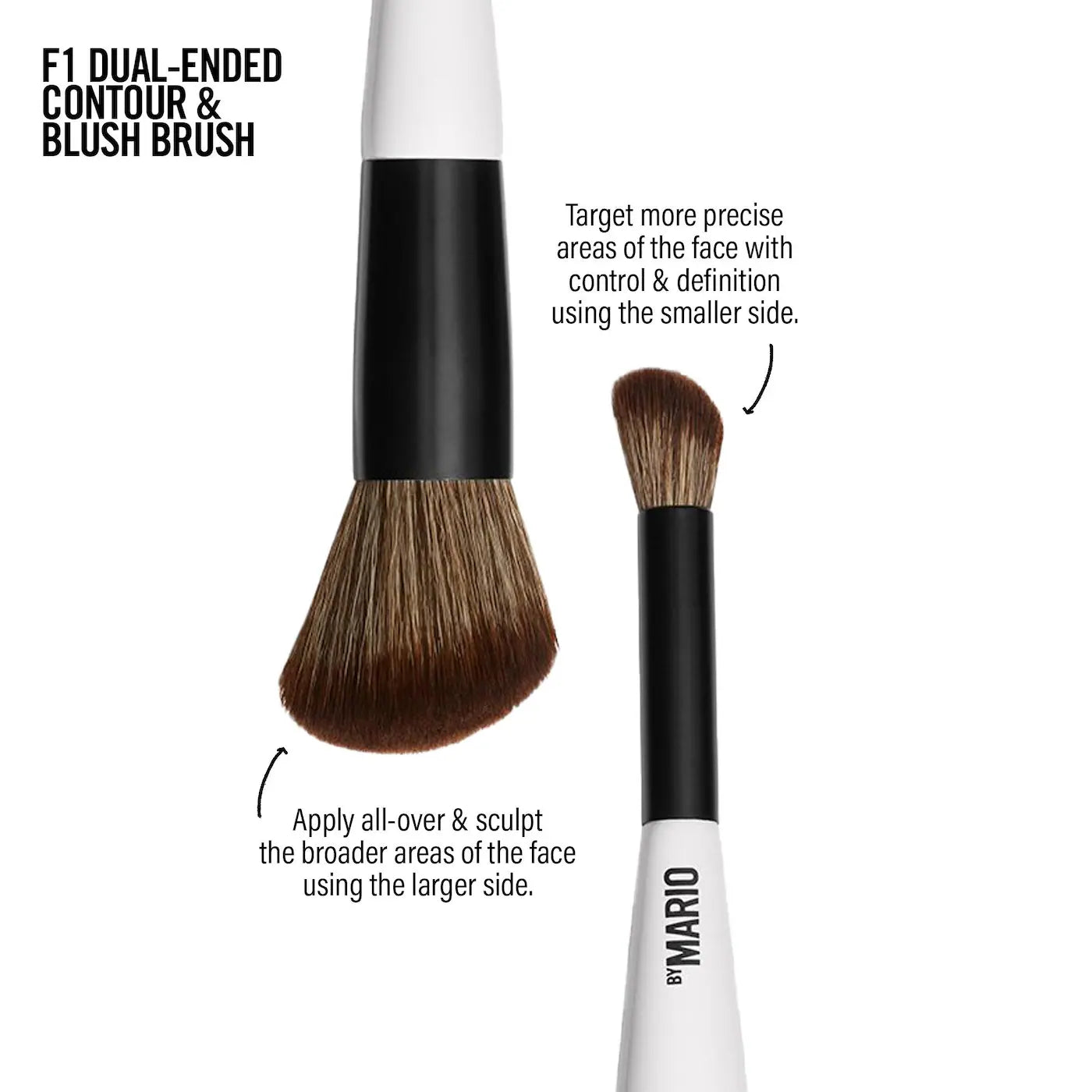 F1 Dual-Ended Contour and Blush Brush