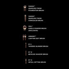 Vegan Face & Eye Travel Brush Set | HOURGLASS