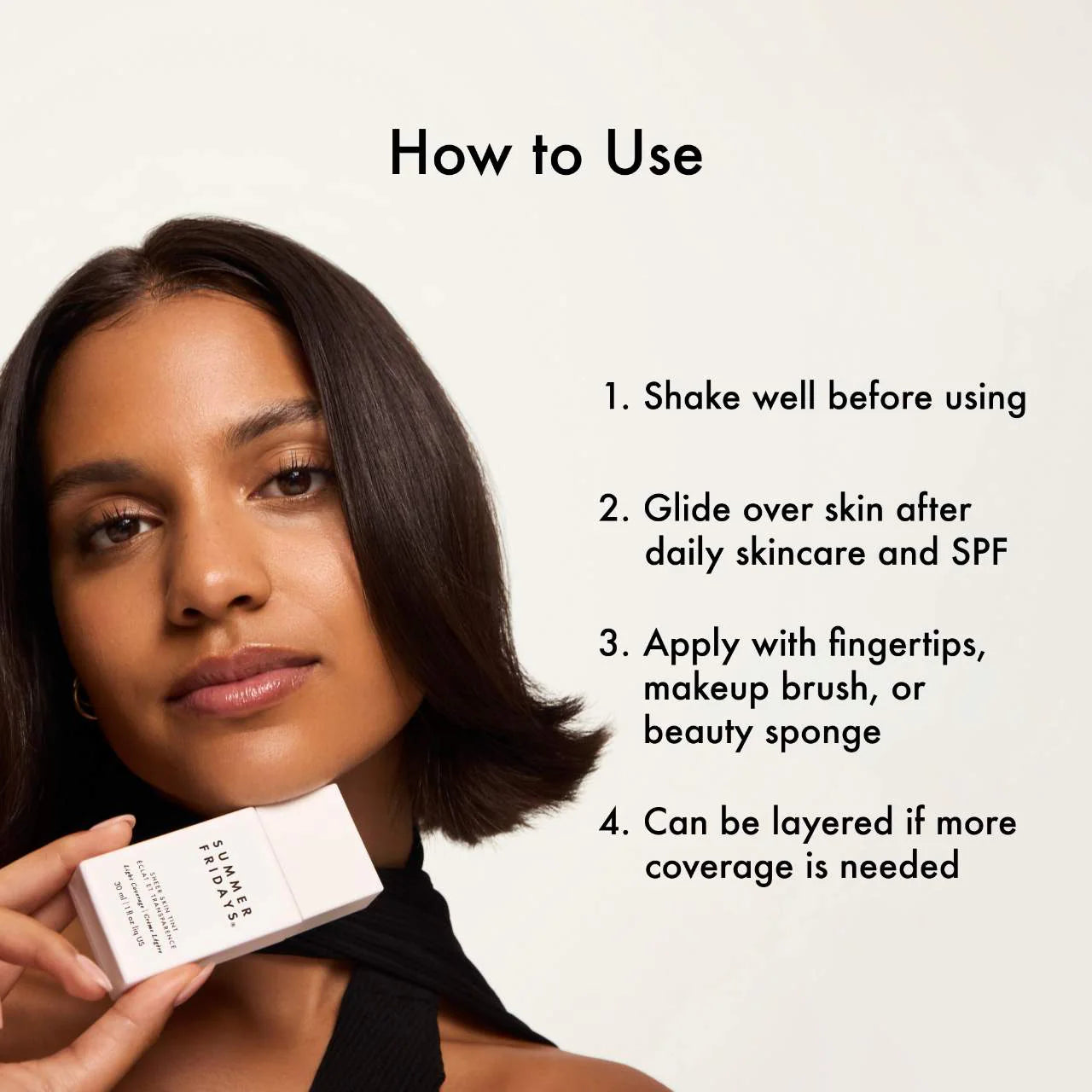 Sheer Skin Tint with Hyaluronic Acid + Squalane | SUMMER FRIDAYS