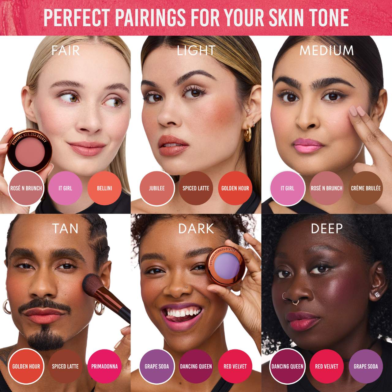 Yummy Skin Blurring Balm Powder Flushed - Matte Color for Cheek & Lip