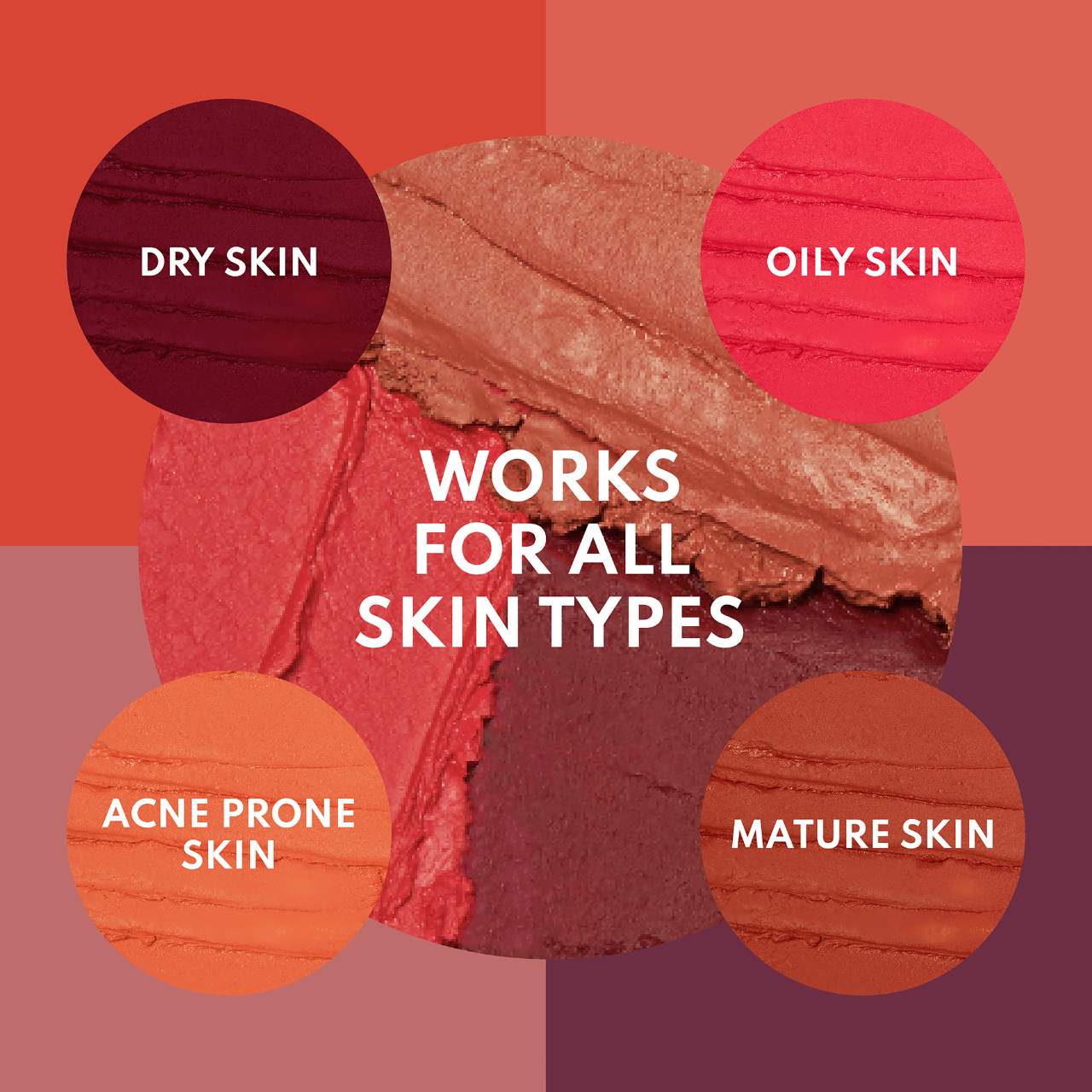 Yummy Skin Blurring Balm Powder Flushed - Matte Color for Cheek & Lip