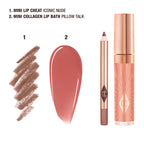 Mini Glossy Pink Lip Gloss + Lip Liner Set | CHARLOTTE TILBURY