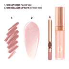 Mini Glossy Pink Lip Gloss + Lip Liner Set | CHARLOTTE TILBURY