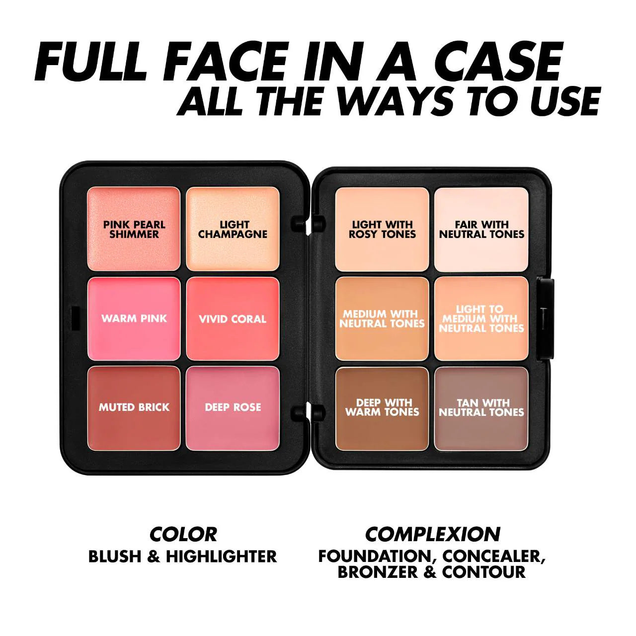 HD Skin Face Essentials Long-Lasting Full Face Cream Palette | MAKE UP FOREVER