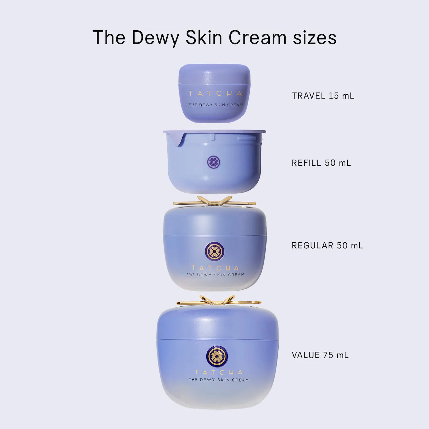 The Dewy Skin Cream Plumping & Hydrating Refillable Moisturizer