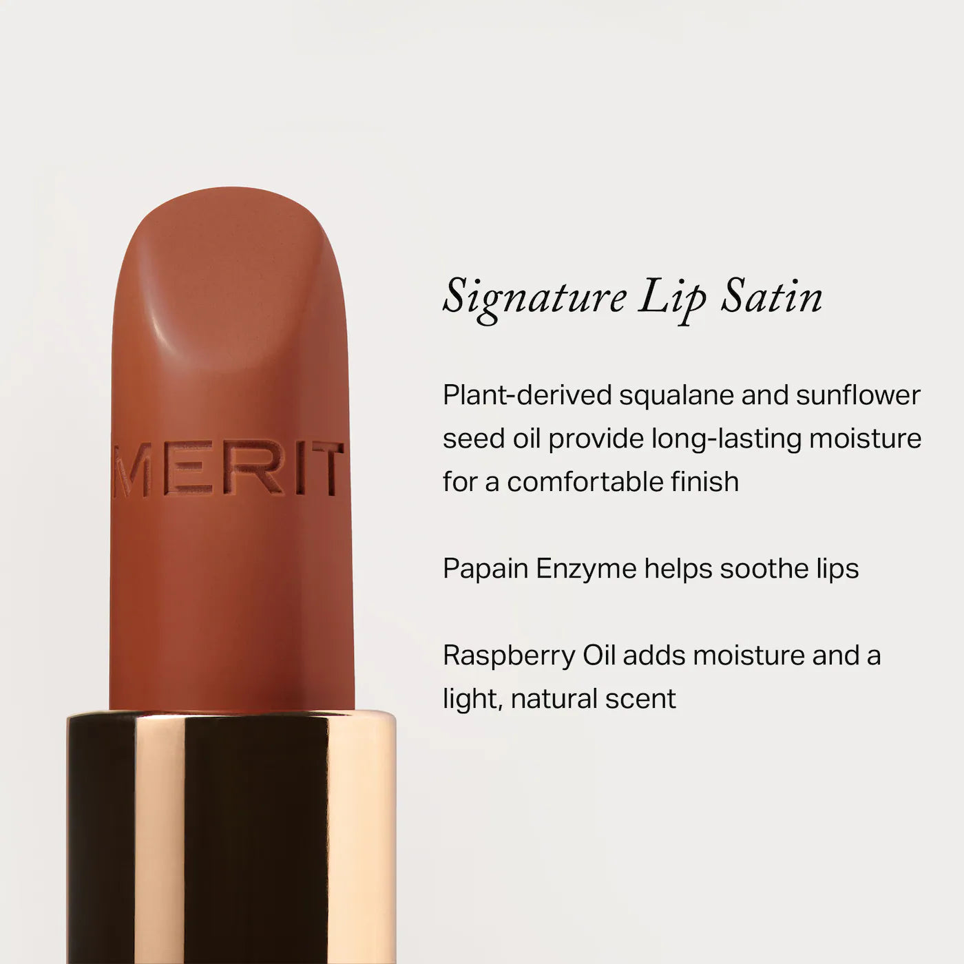 Signature Lip Lightweight Lipstick | MERIT