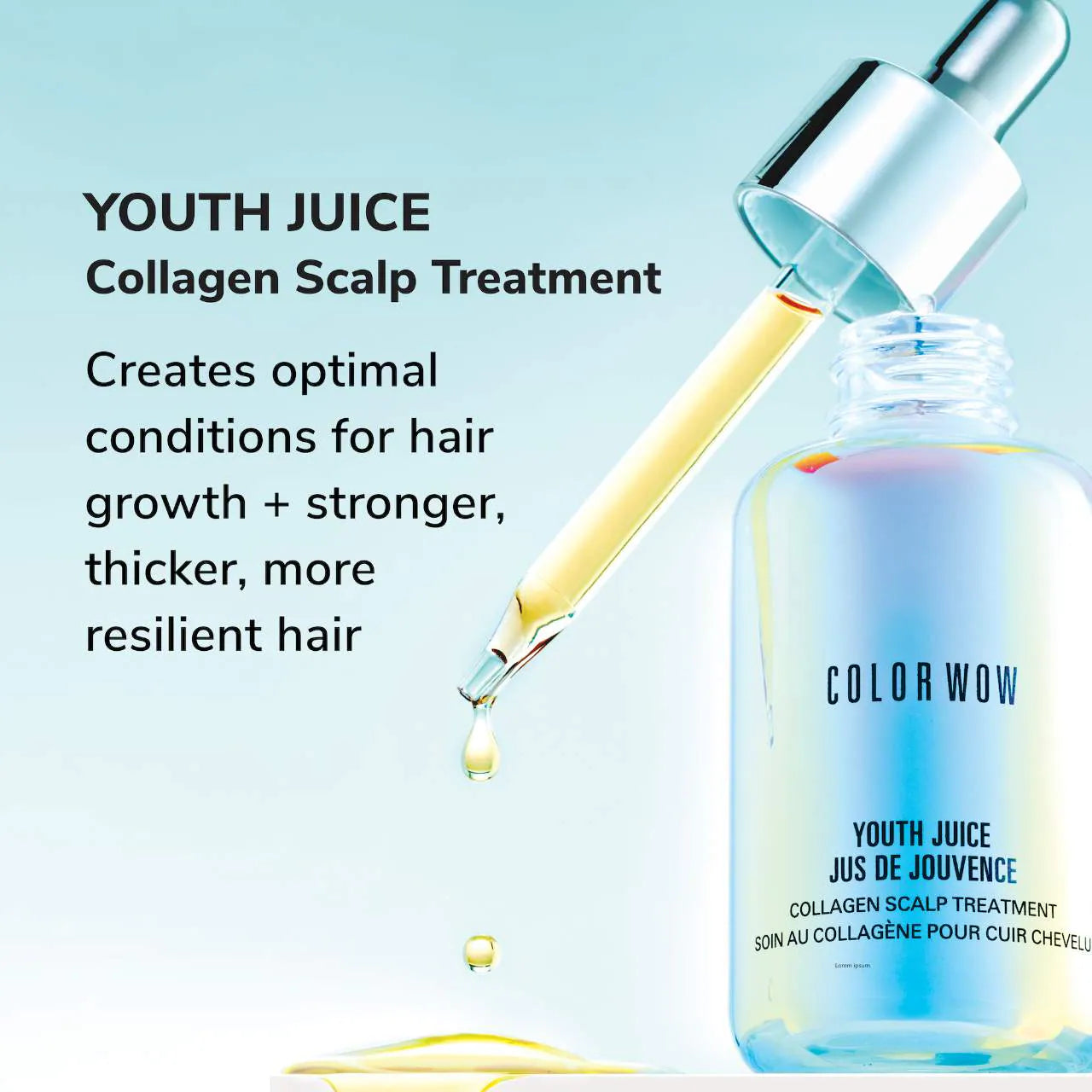 Youth Juice Collagen Scalp Serum for Thinning Hair
