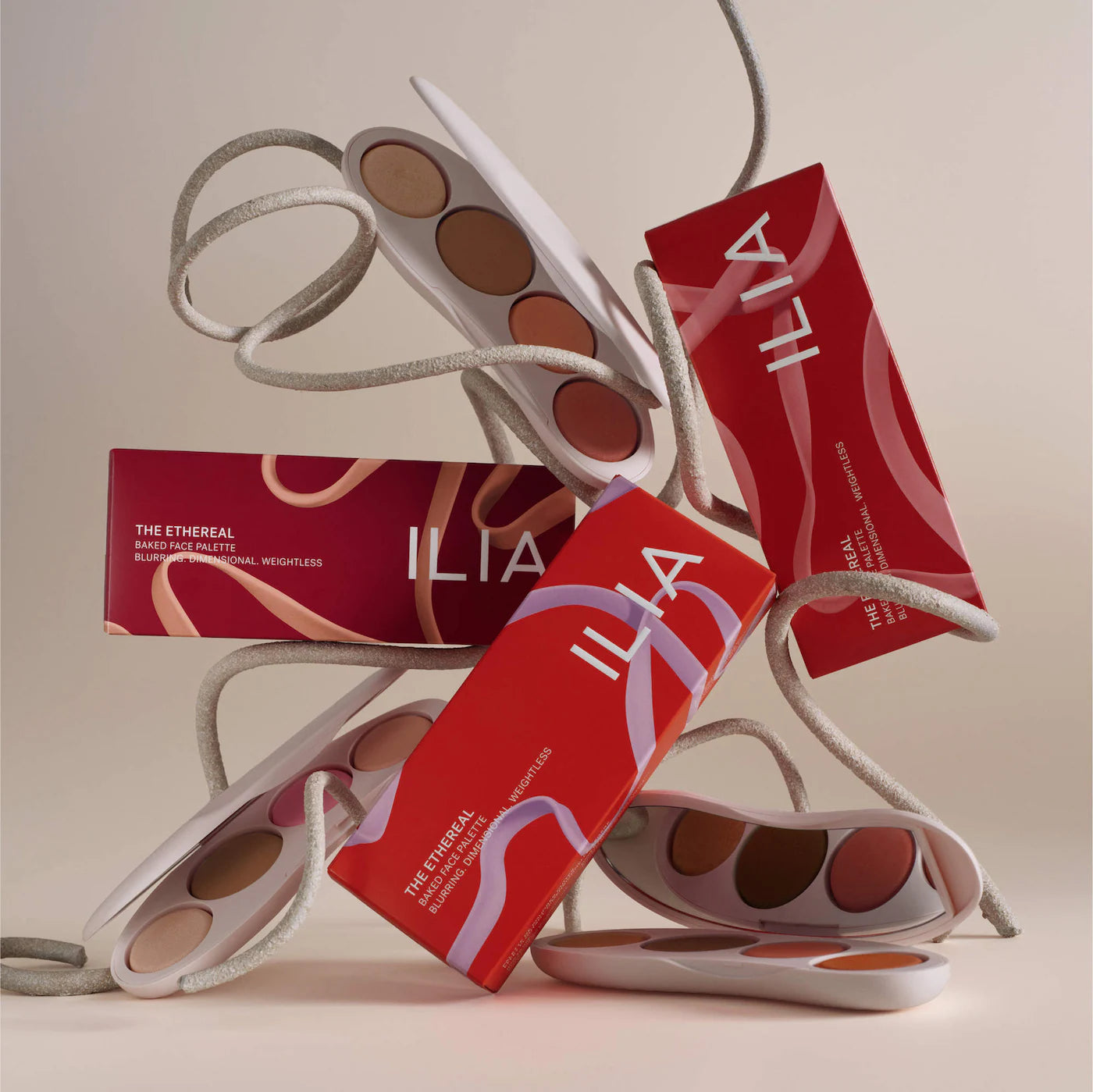 The Ethereal Baked Face Palette - Long-Wear Bronzer, Highlighter & Blush