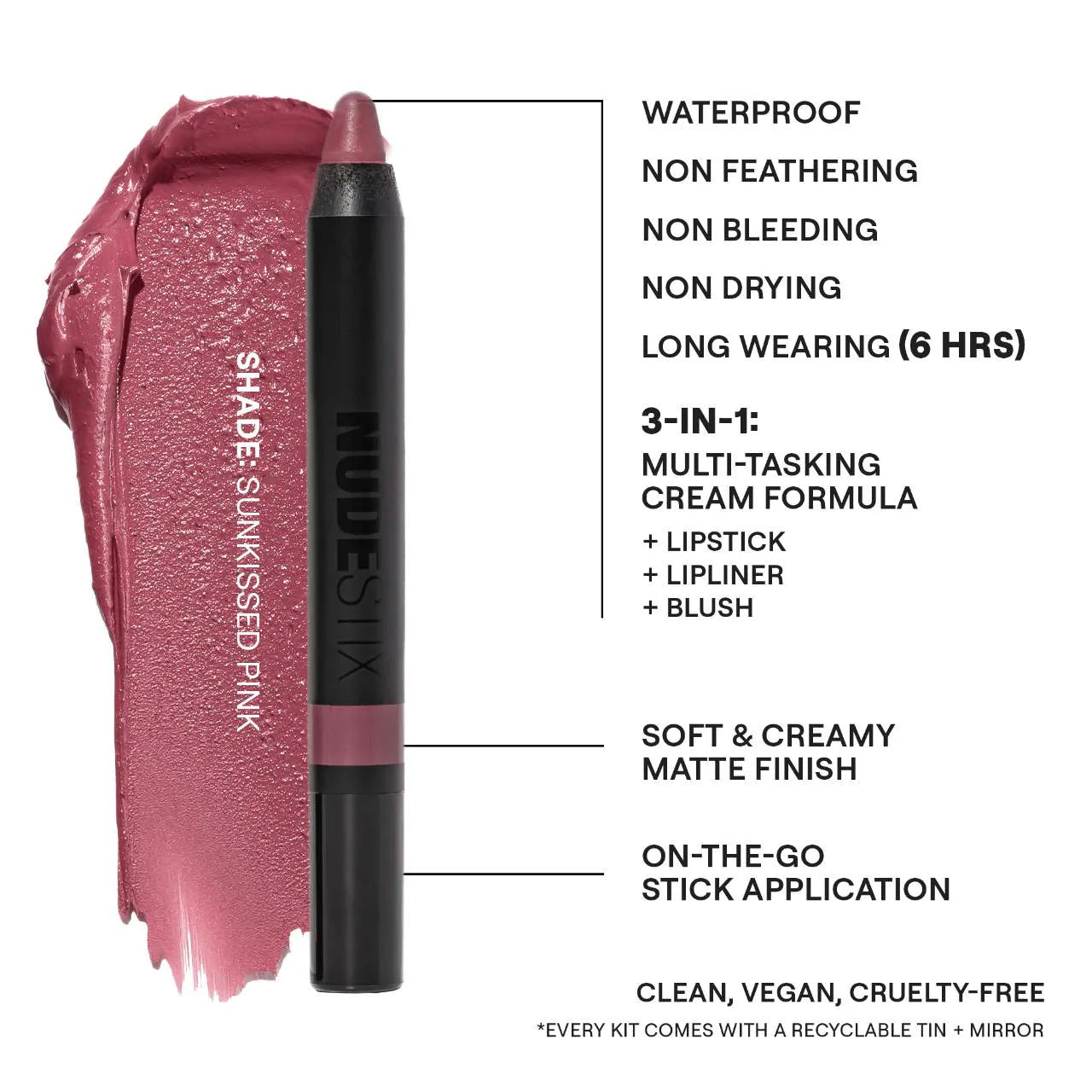 Nude Love Lip Palette | NUDESTIX