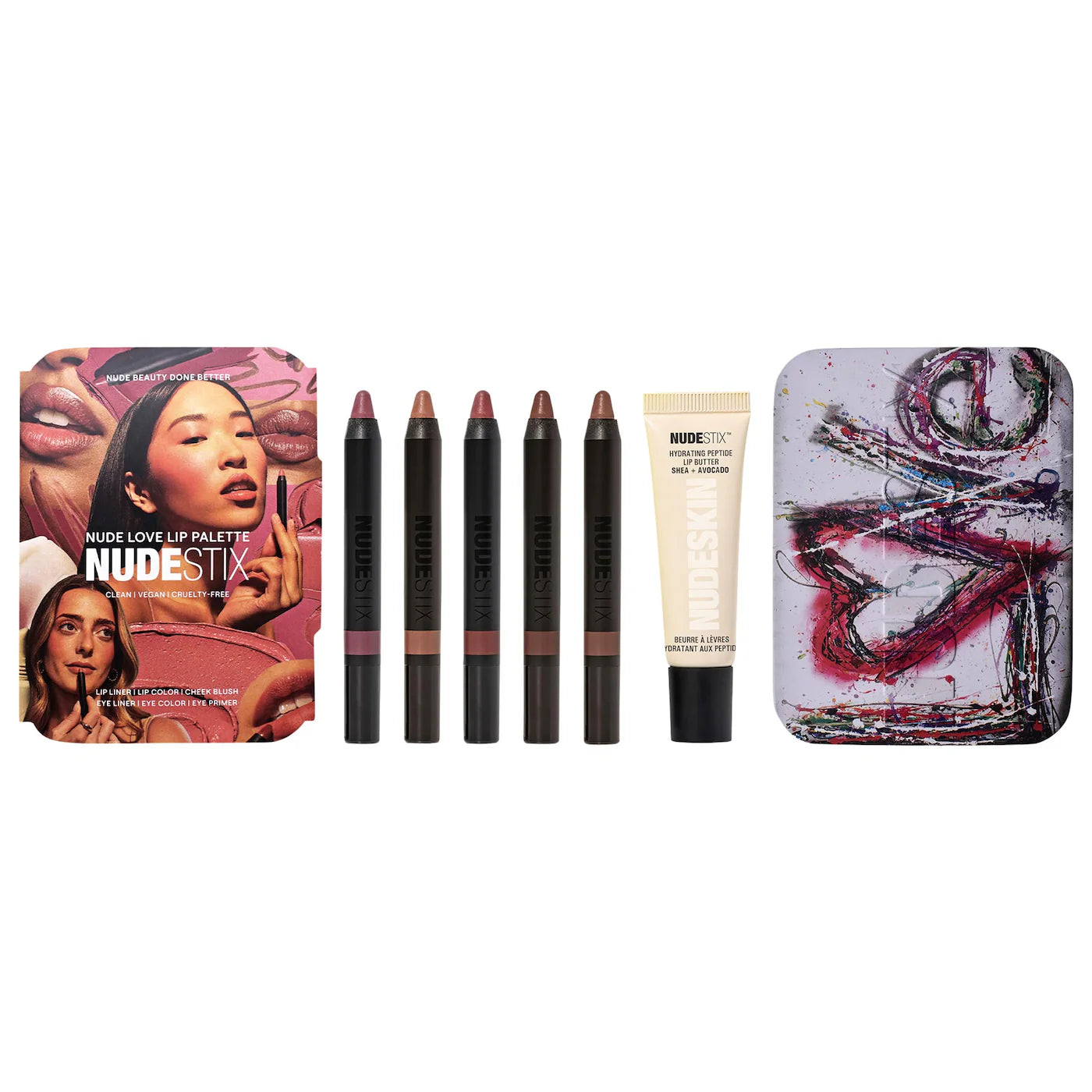 Nude Love Lip Palette | NUDESTIX