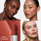 Color Fuse Longwear Hydrating Glassy Lip + Cheek Blush Balm Stick | HAUSLABS