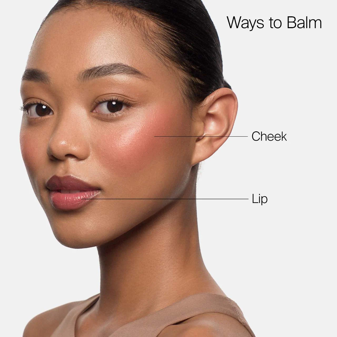 Color Fuse Longwear Hydrating Glassy Lip + Cheek Blush Balm Stick | HAUSLABS