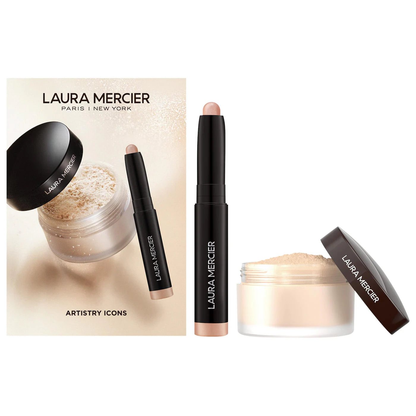 Mini Artistry Icons Loose Powder and Eyeshadow Set | LAURA MERCIER