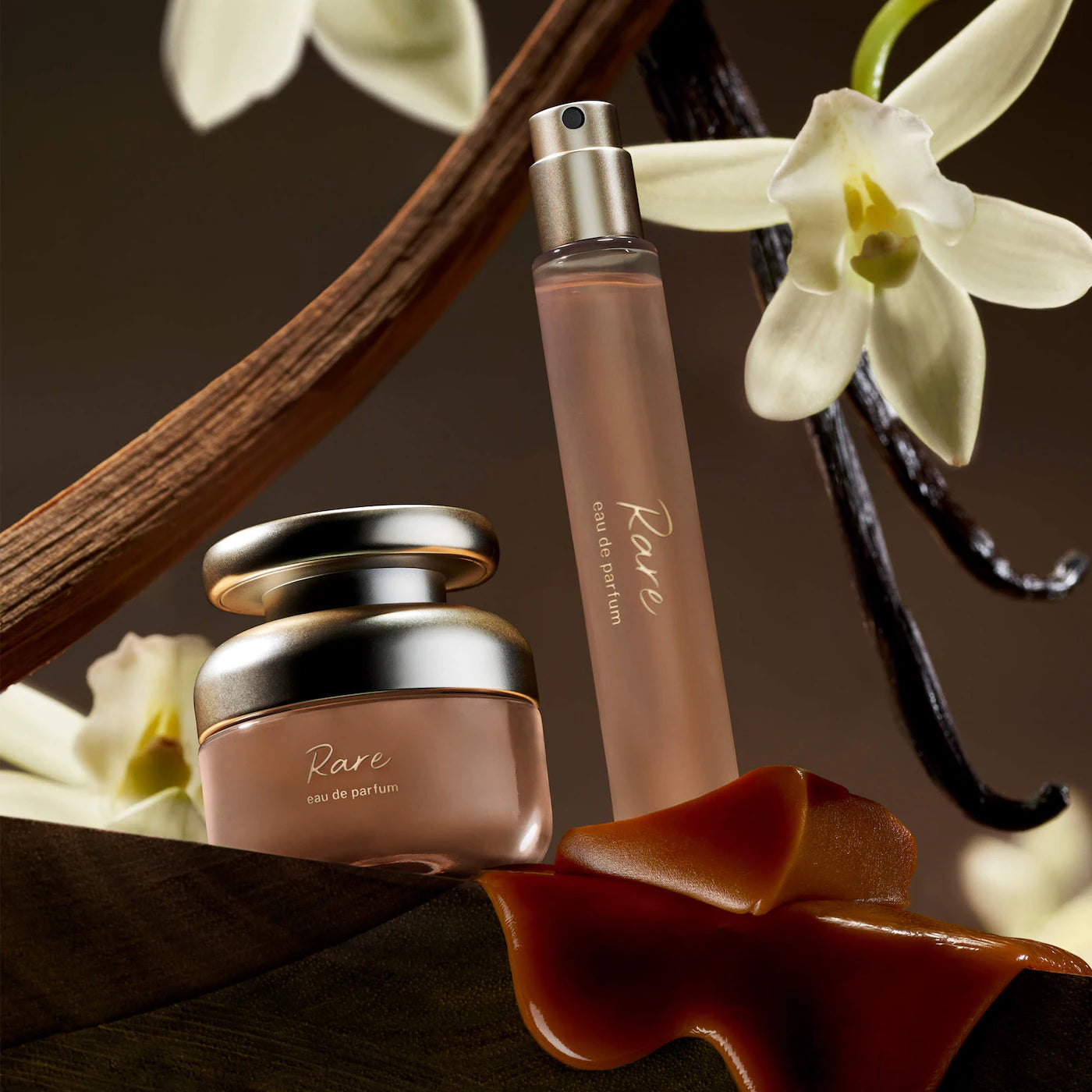 Mini Rare Eau de Parfum Set Vainilla y caramelo | Rare Beauty