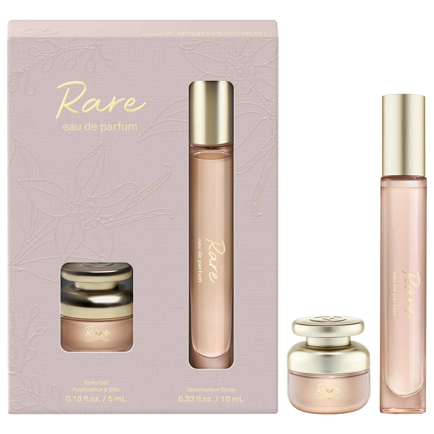 Mini Rare Eau de Parfum Set Vainilla y caramelo | Rare Beauty