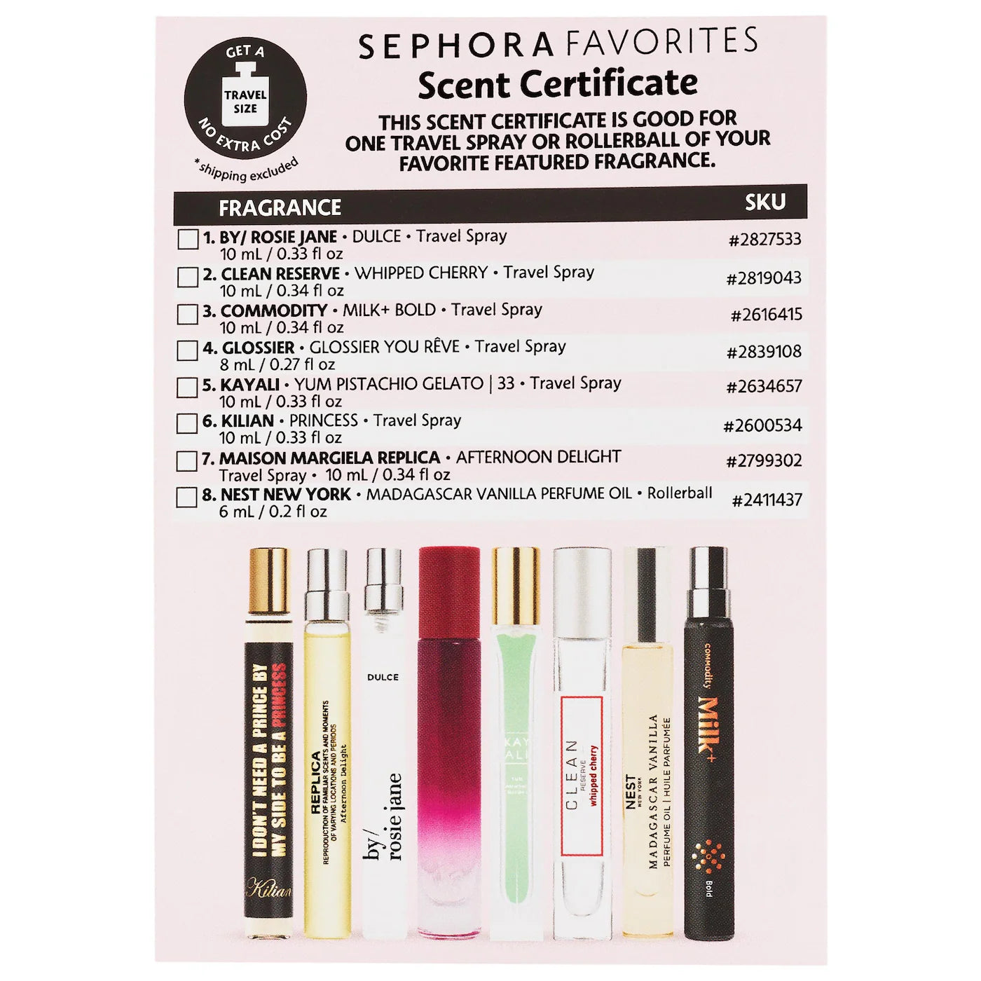 Box of Treats Mini Perfume Sampler Set w/ Redeemable Voucher | Sephora Favorites