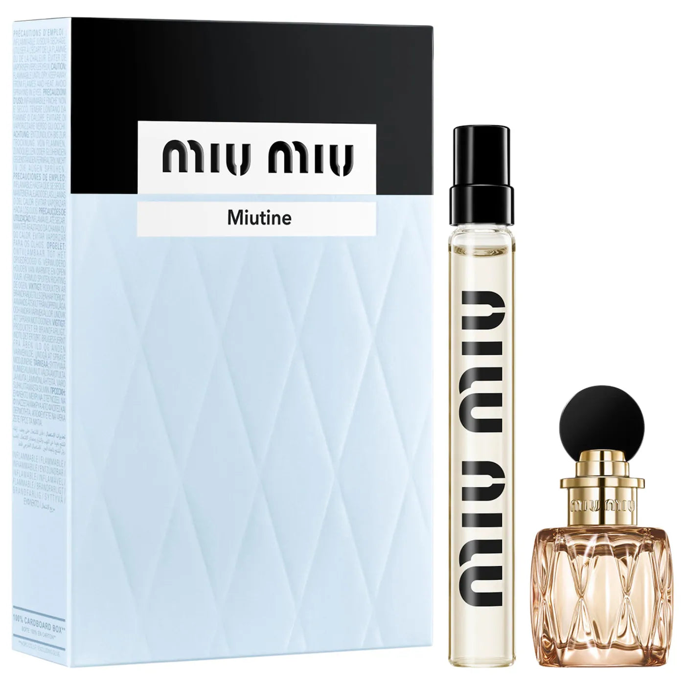 Mini Miutine Eau De Parfum Perfume Duo Gift Set | MIU MIU