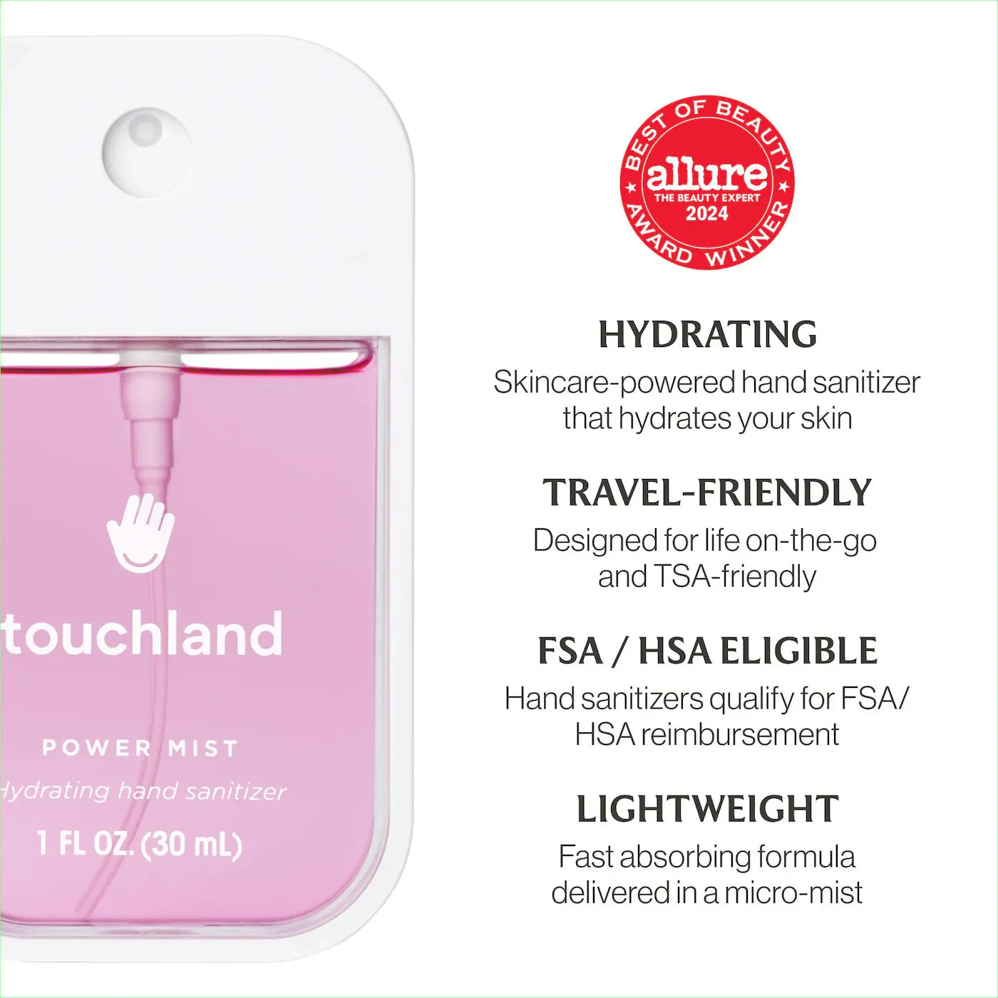 Limited Edition Power Mist Hydrating Hand Sanitizer Top 5-Set | TOUCHLAND