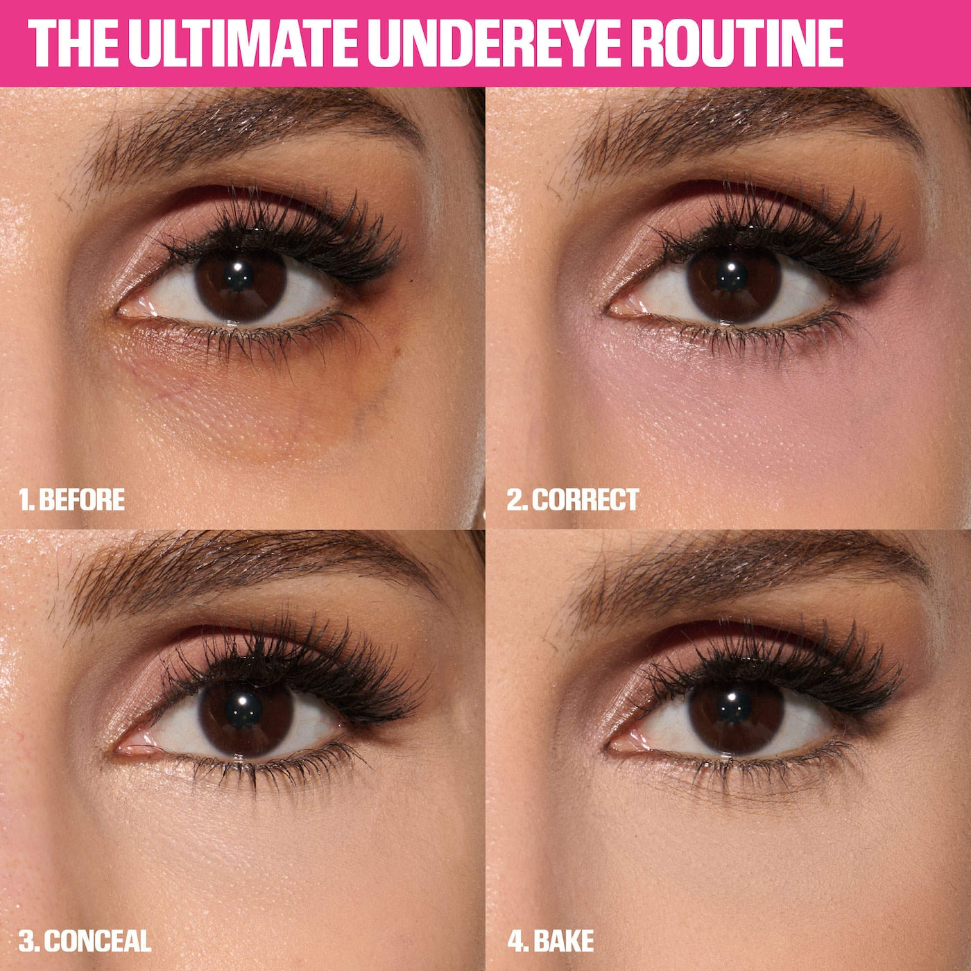 Easy Bake Loose Powder Brightening + Correcting Duo | HUDA BEATY