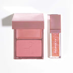 Patrick's Glow and Gloss Set: Major Headlines Blush Duo and Plumping Lip Gloss Makeup Gift Set | PATRICK TA
