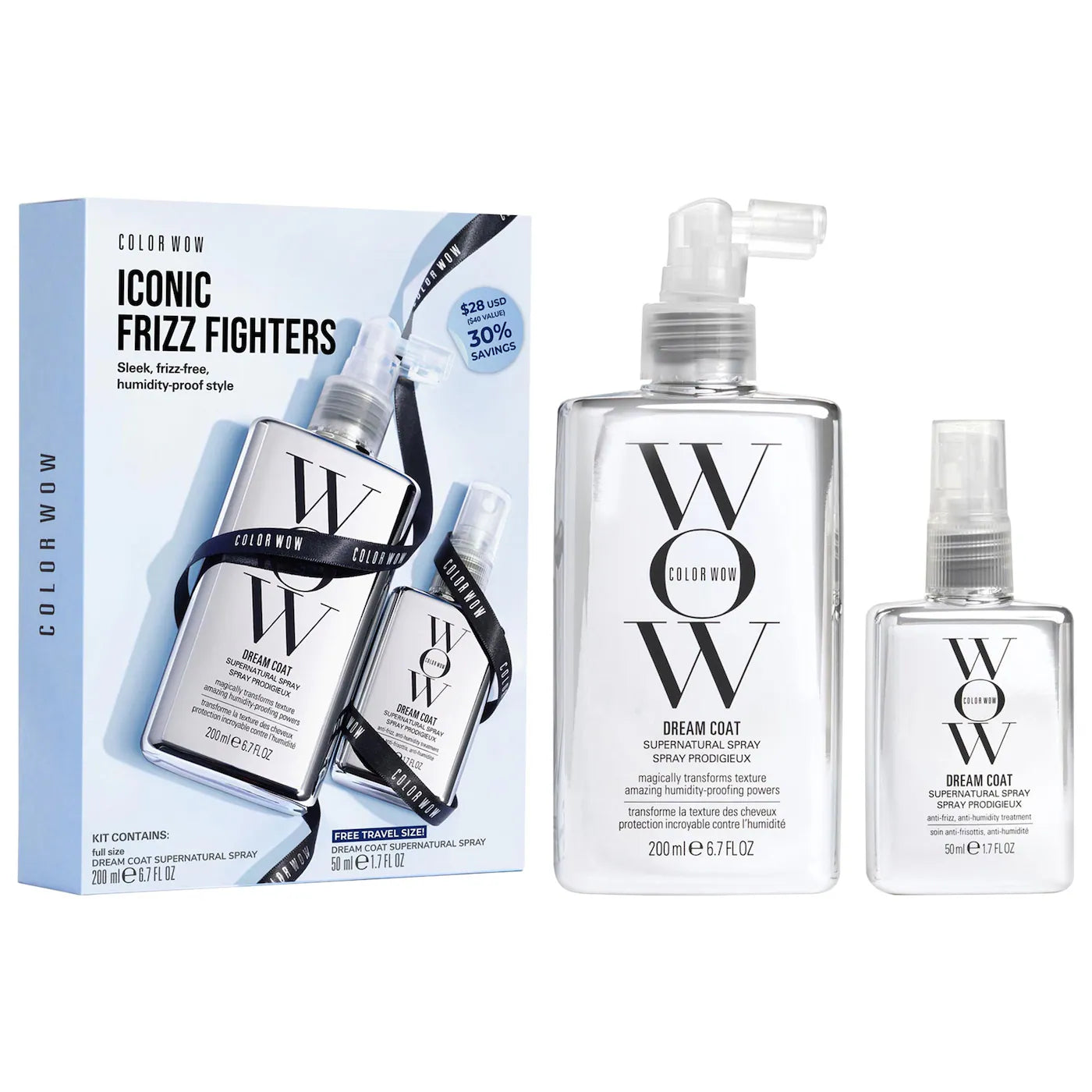 Dream Coat Iconic Frizz Fighters Hair Duo Gift Set | WOW