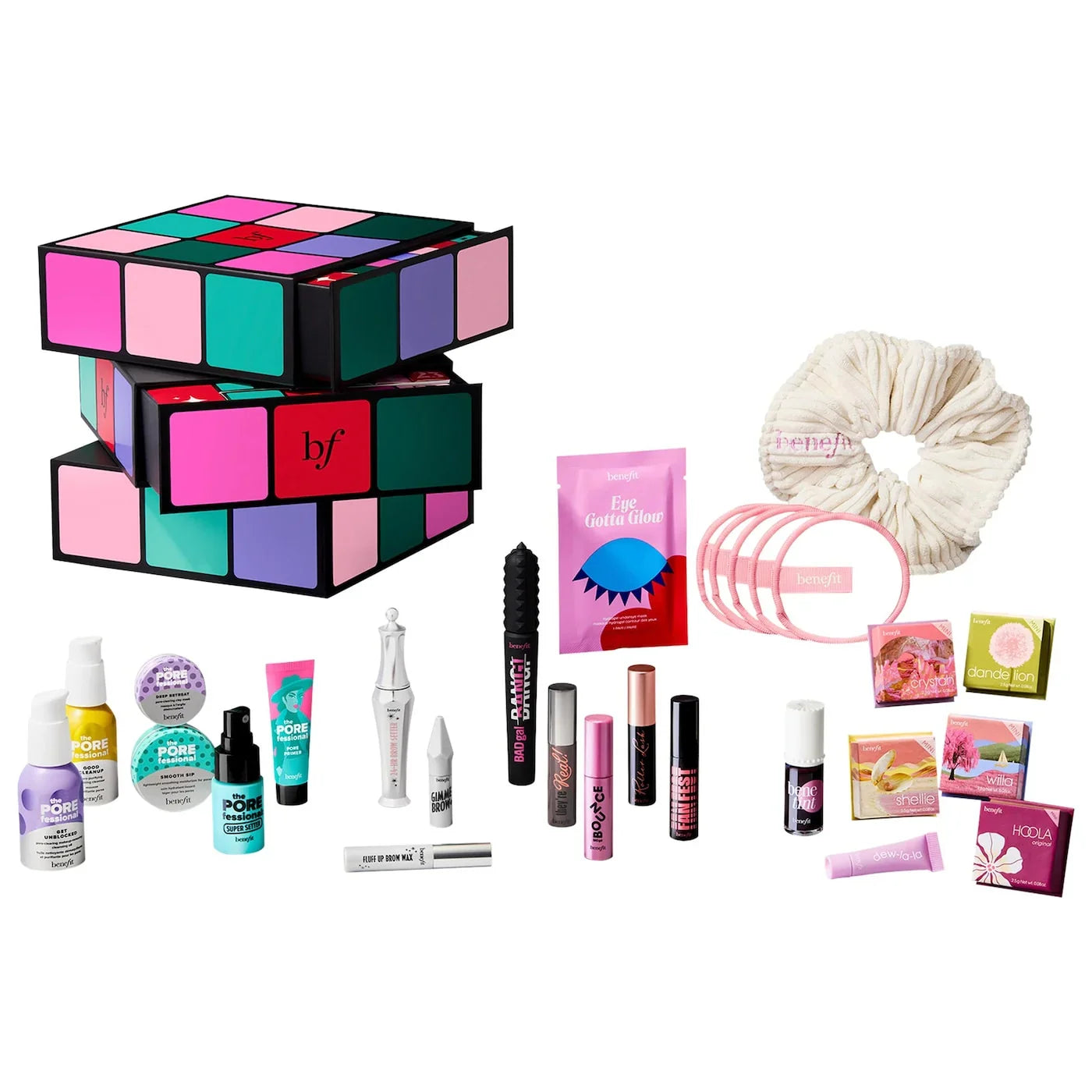 Glam Cube 24-Day Makeup Advent Calendar Gift Set | BENEFIT