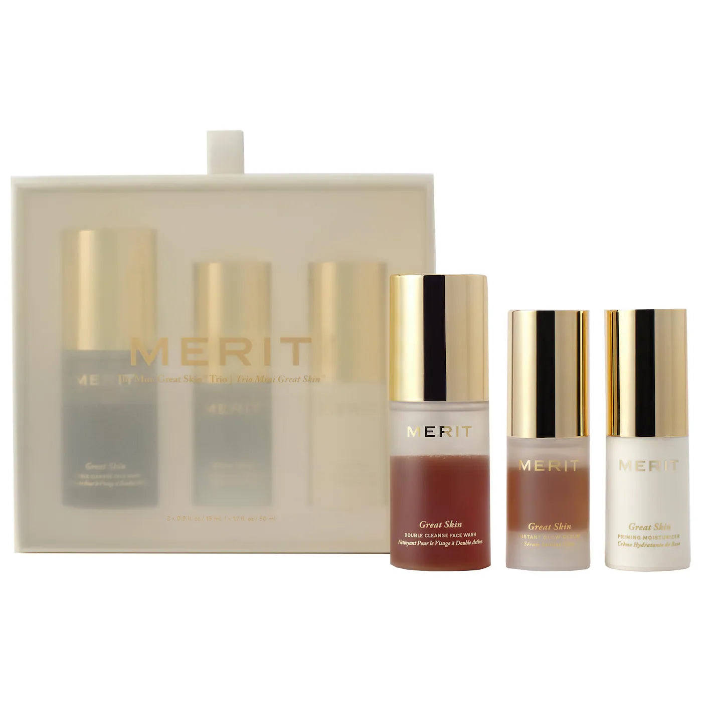 Mini Great Skin Skincare Essentials Gift Set | MERIT