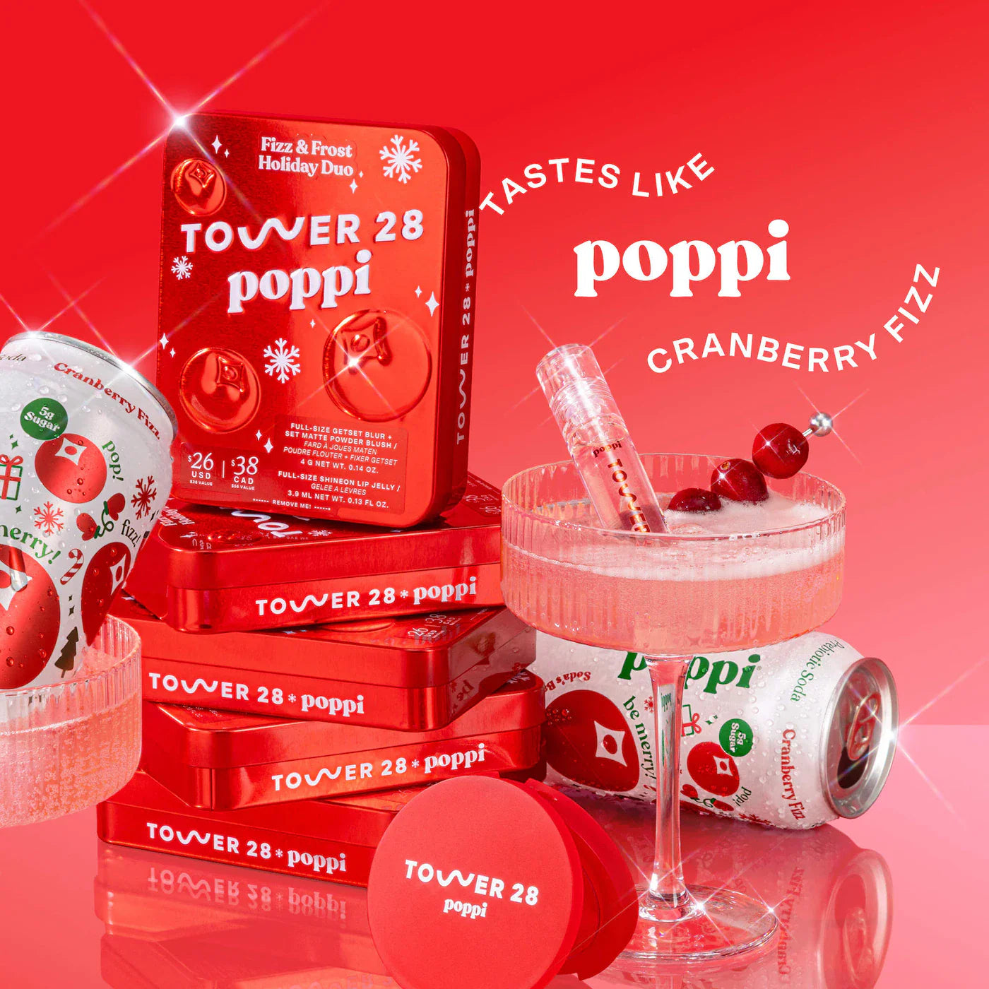 Torre 28 x Poppi Fizz + Frost Holiday Duo | TOWER28