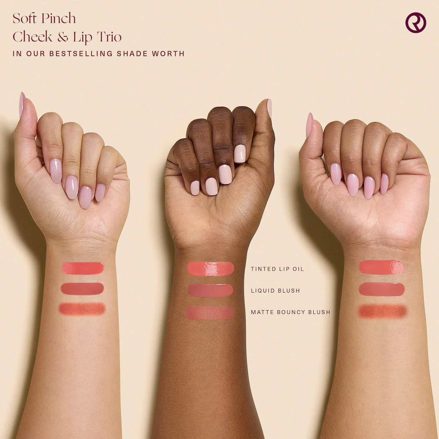 Soft Pinch Cheek & Lip Trio Makeup Gift Set | RARE BEAUTY