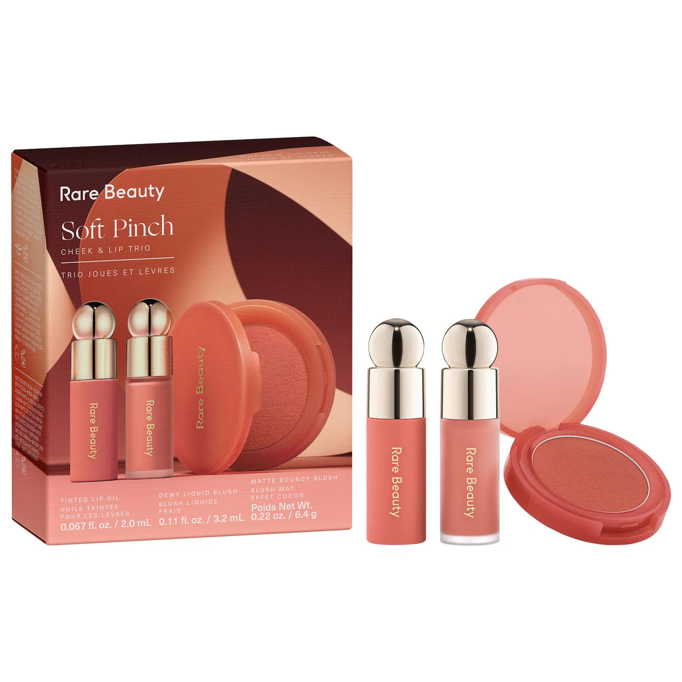 Soft Pinch Cheek & Lip Trio Makeup Gift Set | RARE BEAUTY