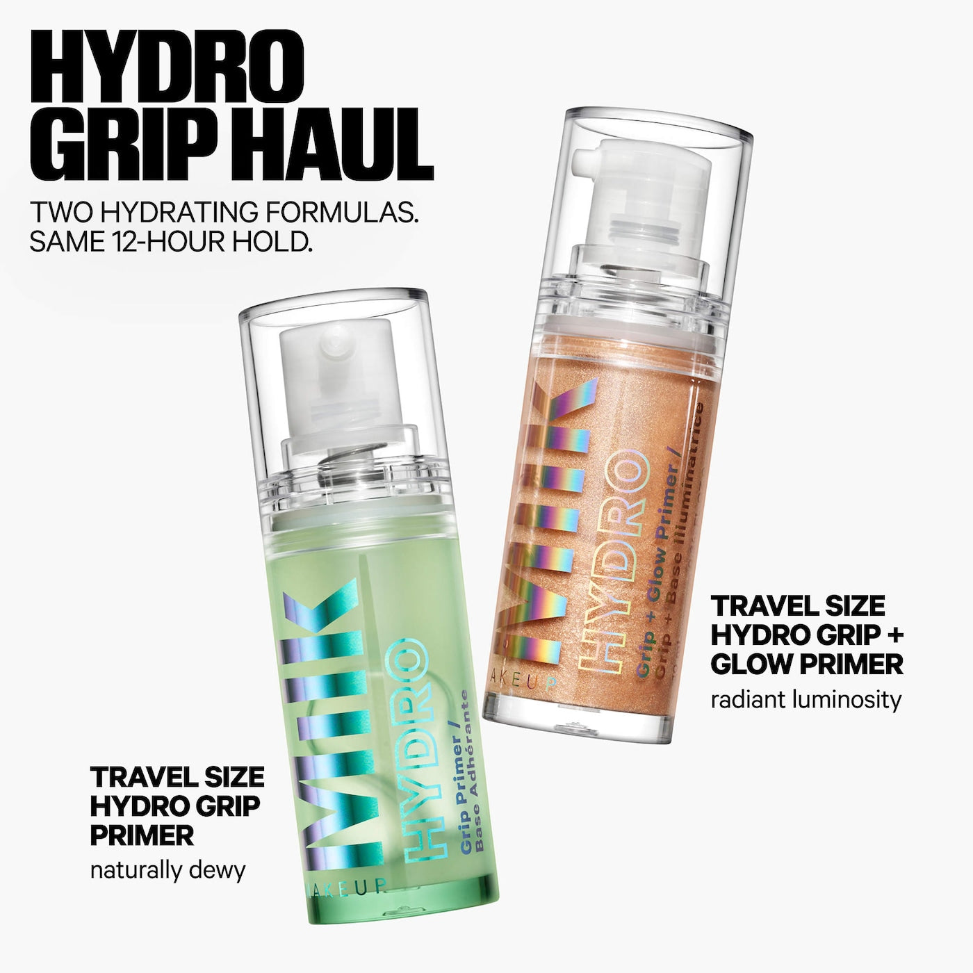 Hydro Grip Haul Travel-Size Primer Duo | MILK