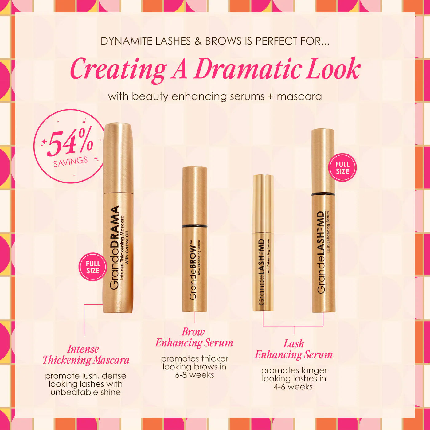 Dynamite Lashes & Brows Holiday Gift Set | Grande Cosmetics