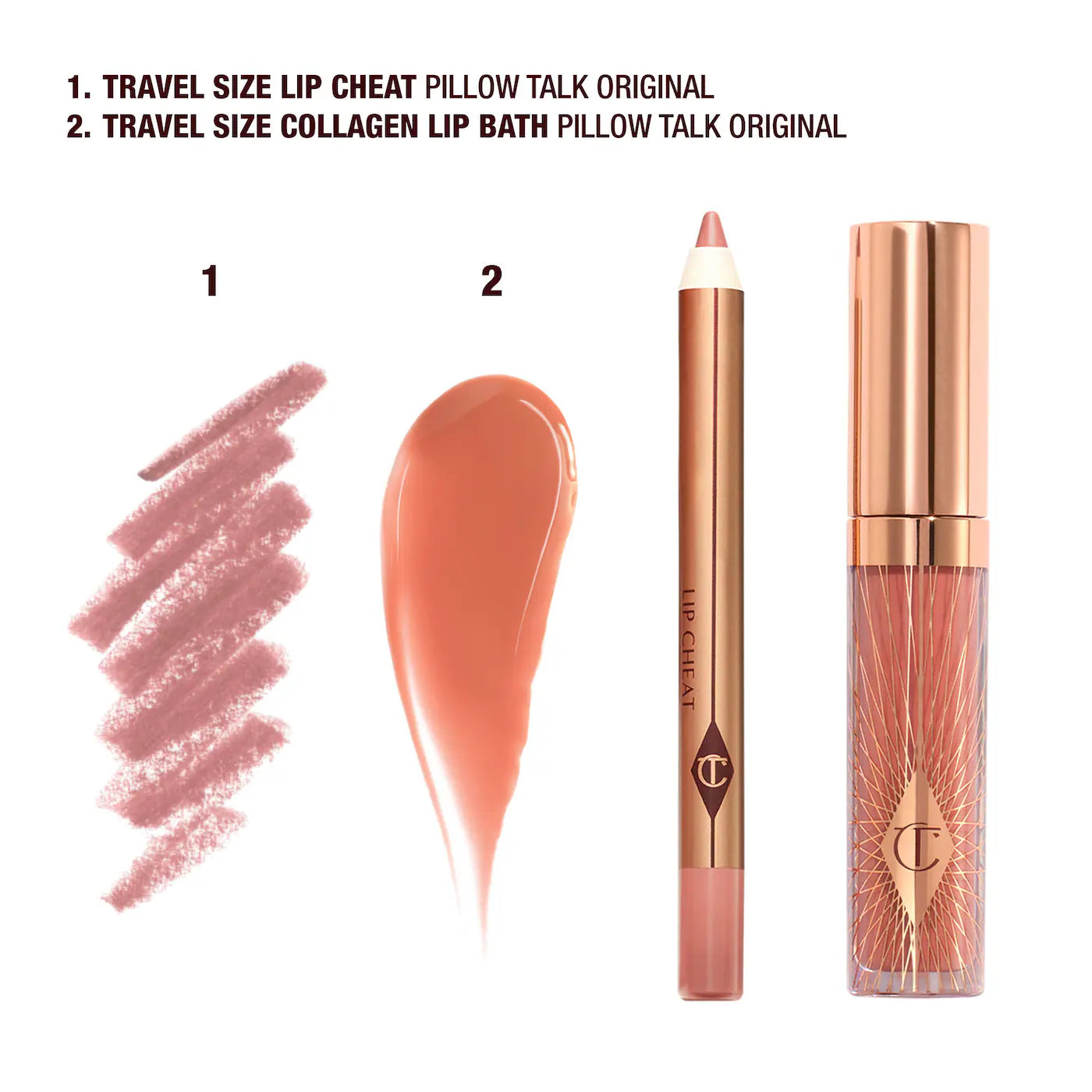 Mini Pillow Talk Glossy Lip Duos | CHARLOTTE TILBURY