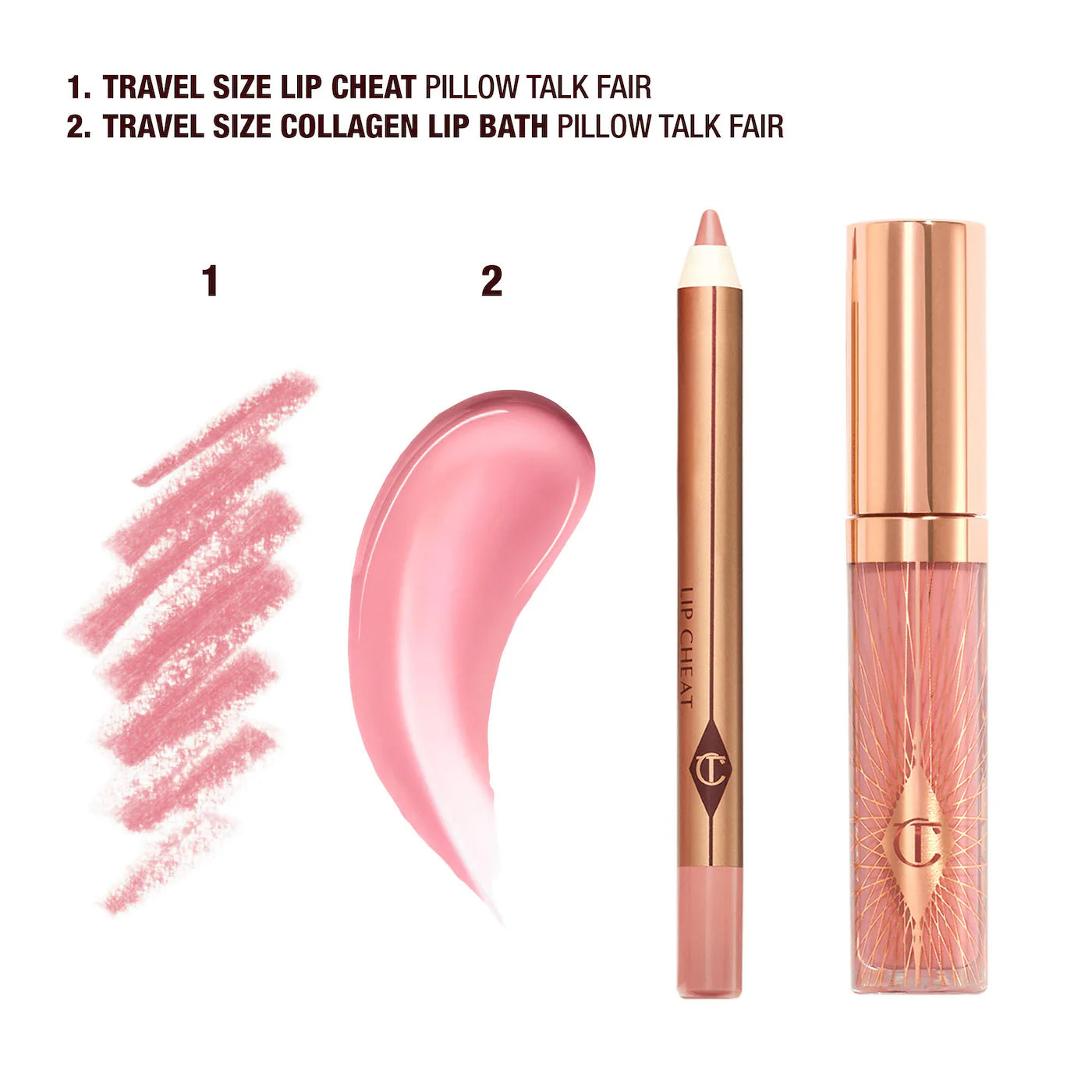 Mini Pillow Talk Glossy Lip Duos | CHARLOTTE TILBURY