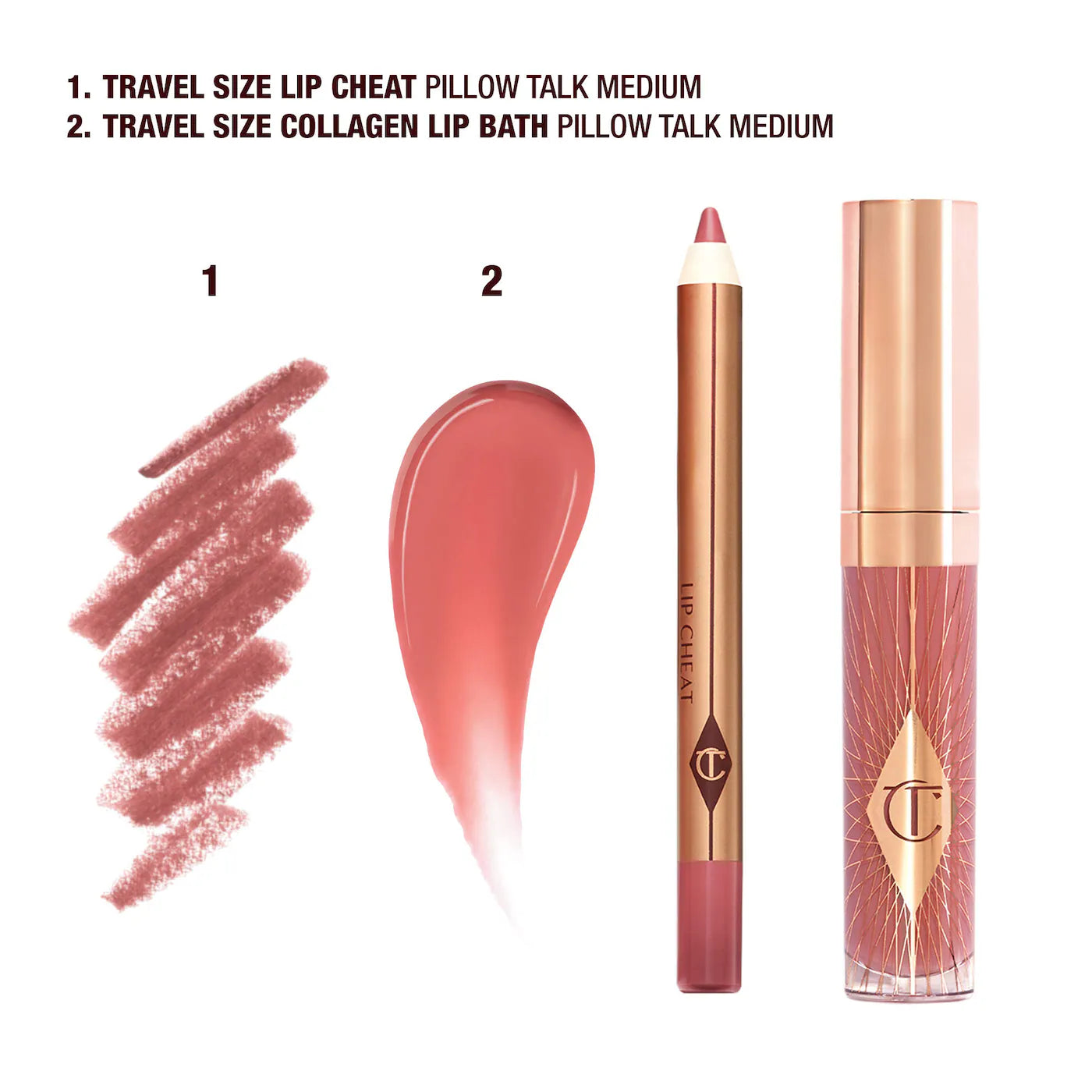 Mini Pillow Talk Glossy Lip Duos | CHARLOTTE TILBURY