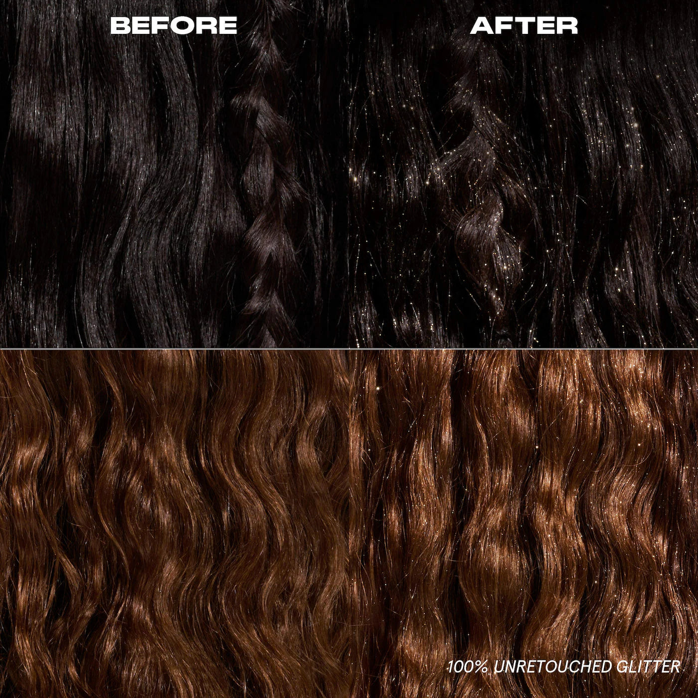 On 'Til Dawn Waterproof Glitter Setting Spray - Brown Sugar