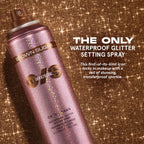 On 'Til Dawn Waterproof Glitter Setting Spray - Brown Sugar