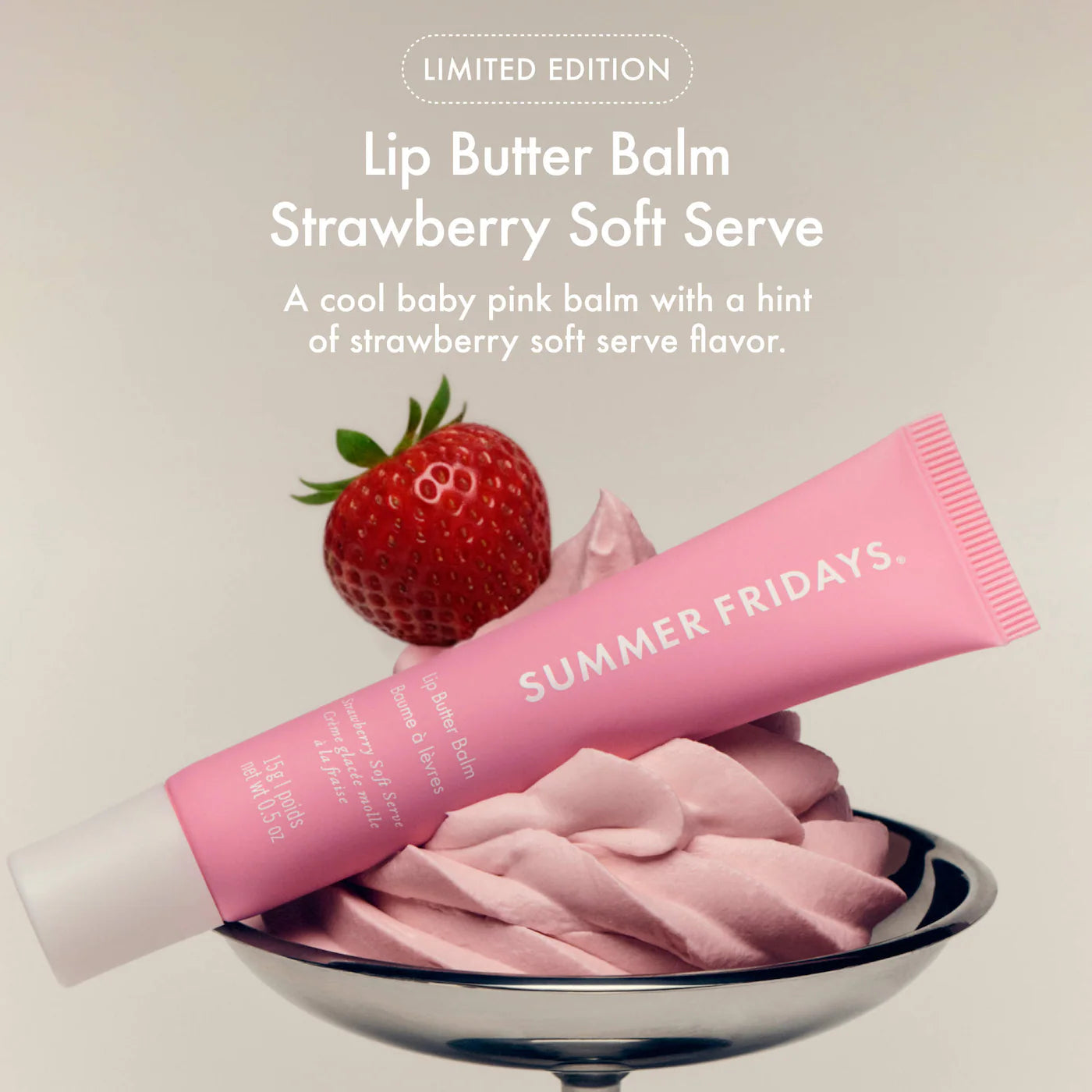 Sweet Pink Duo with Birthday Cake + Strawberry Soft Serve Lip Butter Balm
