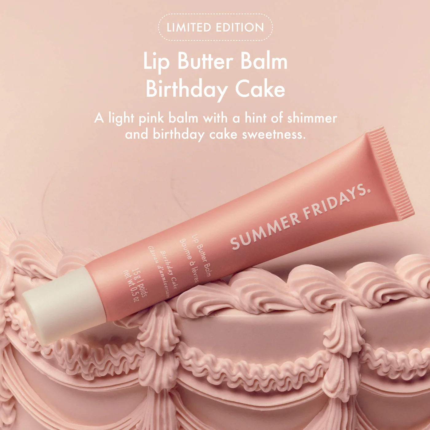 Sweet Pink Duo with Birthday Cake + Strawberry Soft Serve Lip Butter Balm