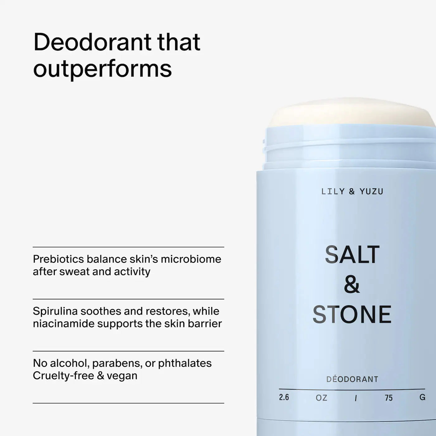 Lily & Yuzu Extra-Strength Aluminum-Free Deodorant