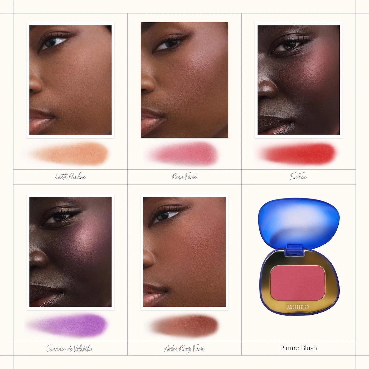 PLUME BLUSH Feather Matte Cream-to-Powder Cheek Melt